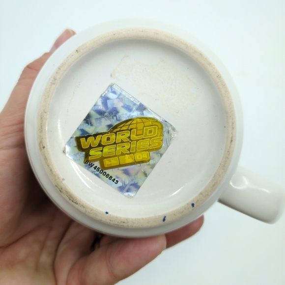 Boston Red Sox & Patriots Champions 2004 Y2K VTG World Series Super‎ Bowl Mug - Picture 9 of 9